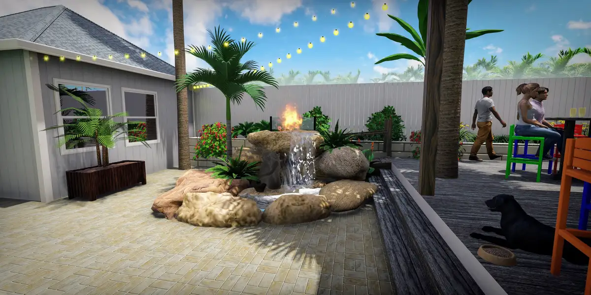 Naturalistic riverfront landscape design in Jacksonville FL