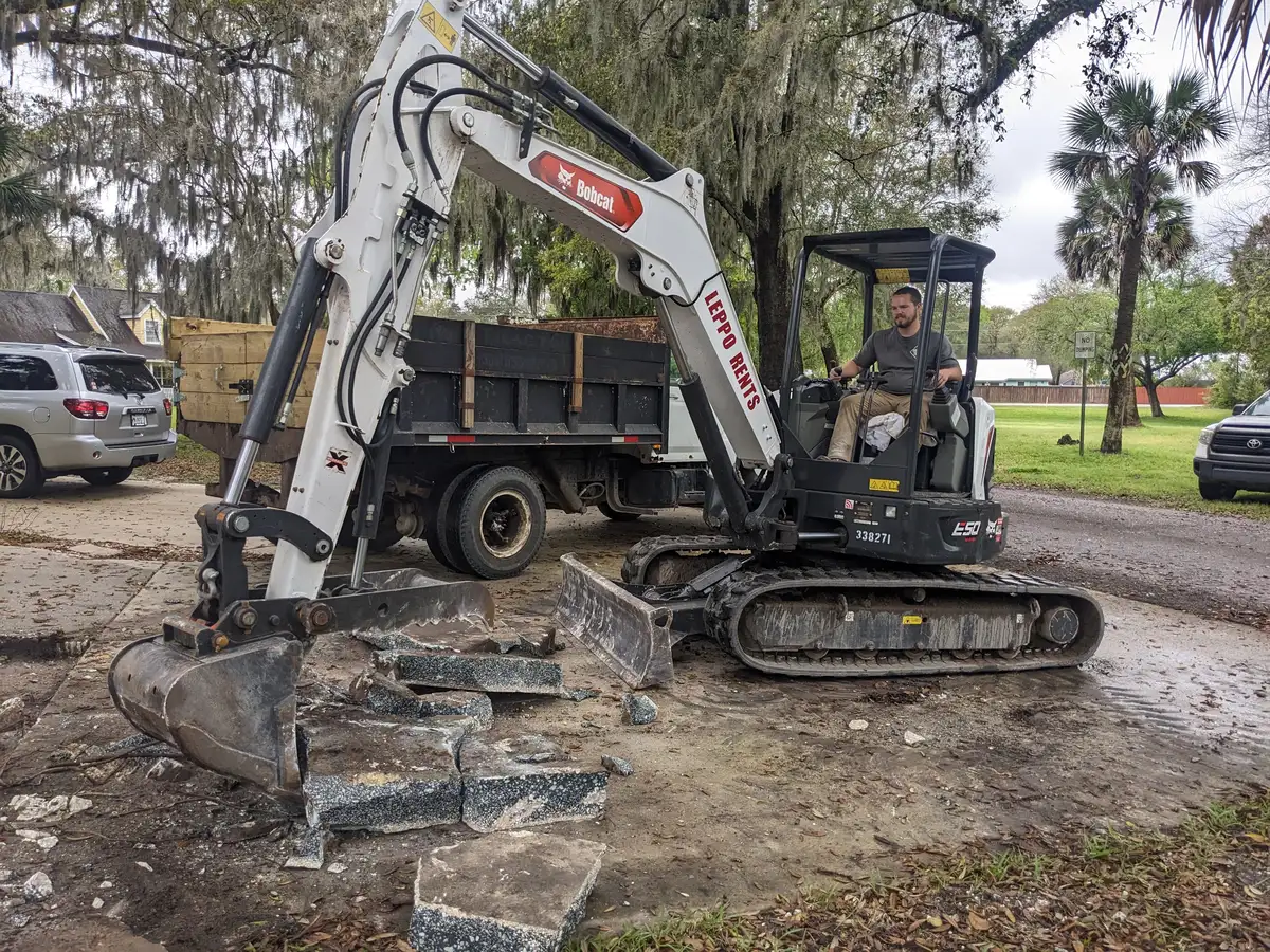 Bloom and Stone team at work in the Fernandina Beach community
